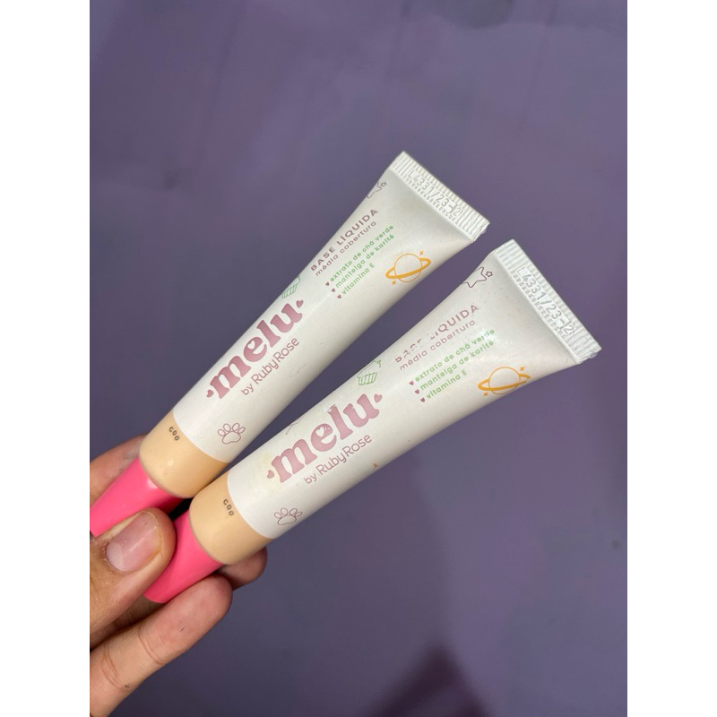 Base Líquida Melu by Ruby Rose com Efeito Matte 25g