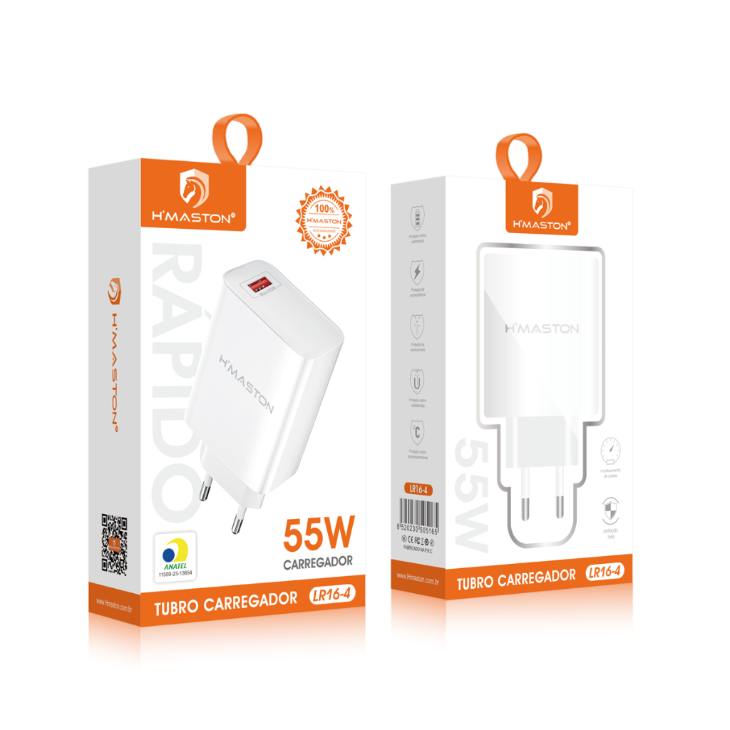 H'maston LR16 55W Carregado QC 1Port USB Super Rápido — imagem 2 de 2