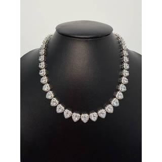 COLAR CORAÇÃO CRAVEJADO ARIANA ZIRCÔNIAS MODA FEMININA