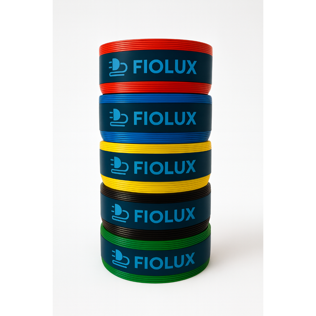 Fio Elétrico Cabo Flexível 2,5mm Rolo de 100m – Certificado E Anti-chamas para Instalação Residencial e Predial