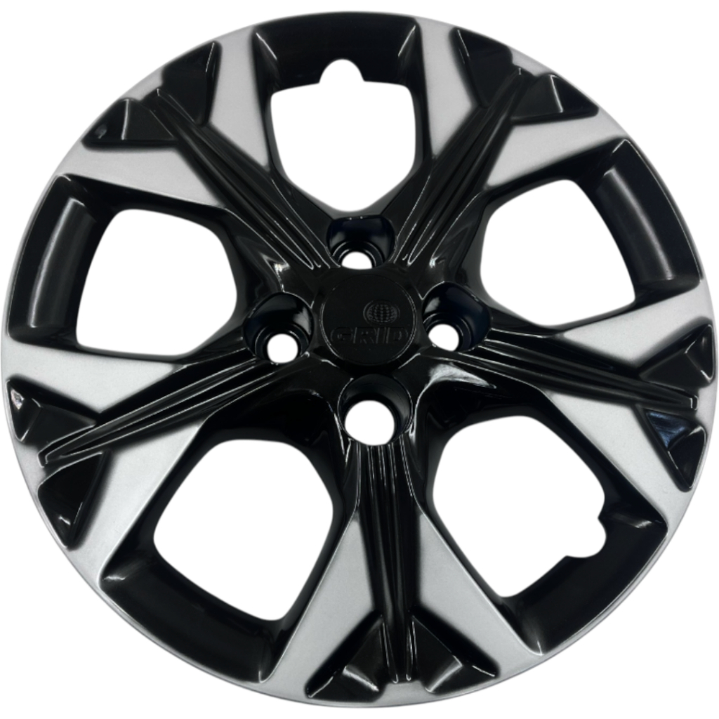 01 Calota Carlota Gm Chevrolet Onix Prisma Roda Aro 15 2021 Preto Prata