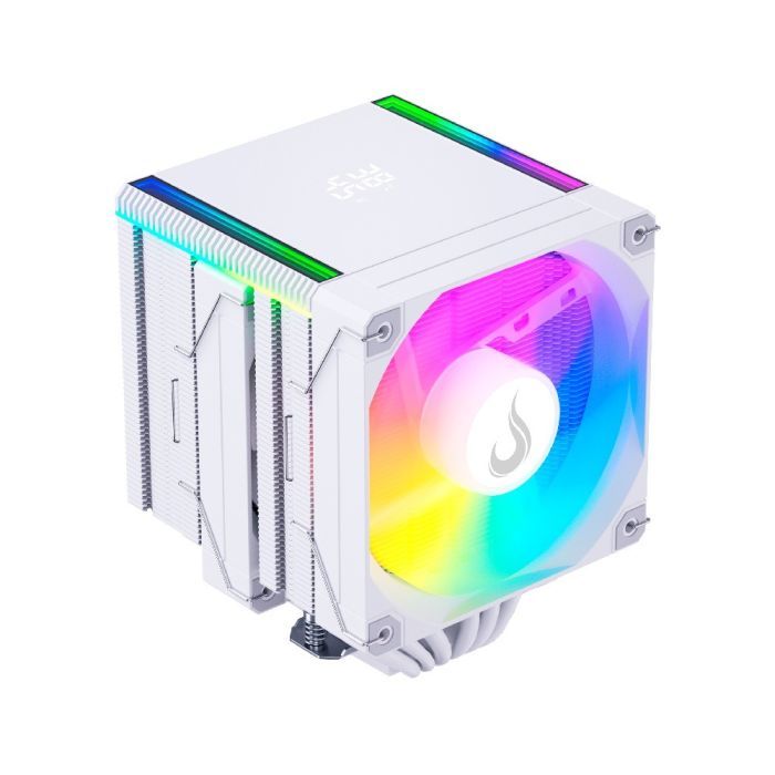 Cooler para Processador Rise Mode Temp 6 Pro White ARGB AMD Intel 120mm Branco RM-ACT6P-ARGB-W