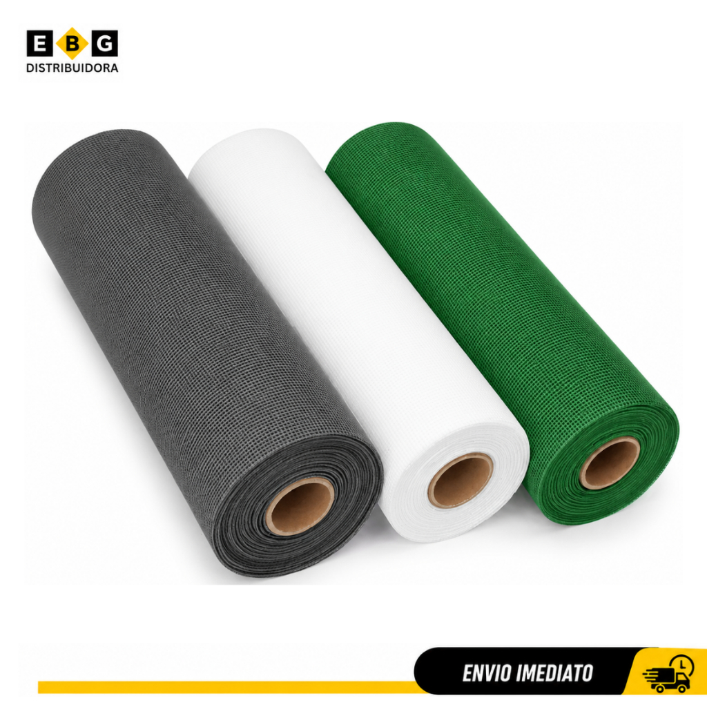 Tela Mosquiteira Nylon 1,00 Ou 1,20 Altura Resistente Verde Branca Cinza (Vendido Por Metro)