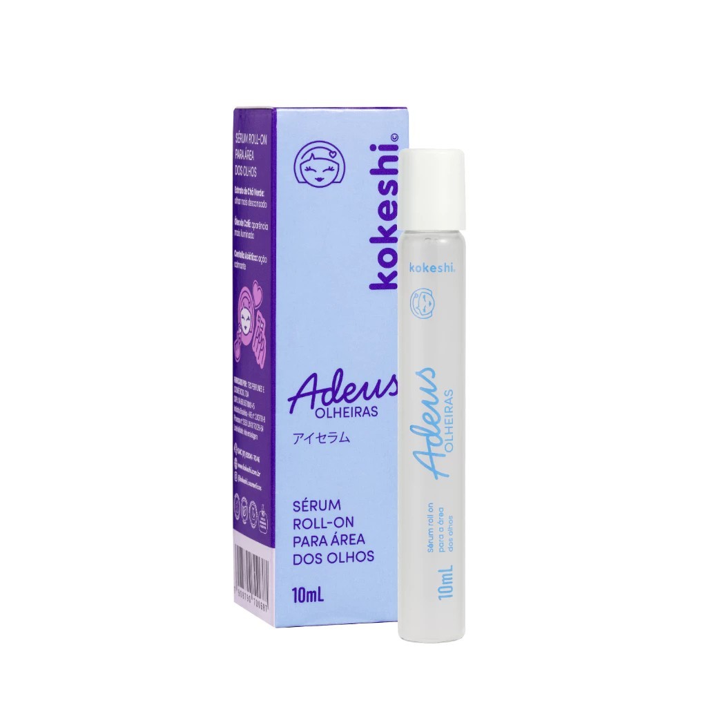 Sérum Roll-On Área dos Olhos Adeus Olheiras 10ml Kokeshi