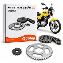 Kit Relação Tração Transmissão Suzuki Yes 125 Intruder 2004 À 2015 Original Cofap