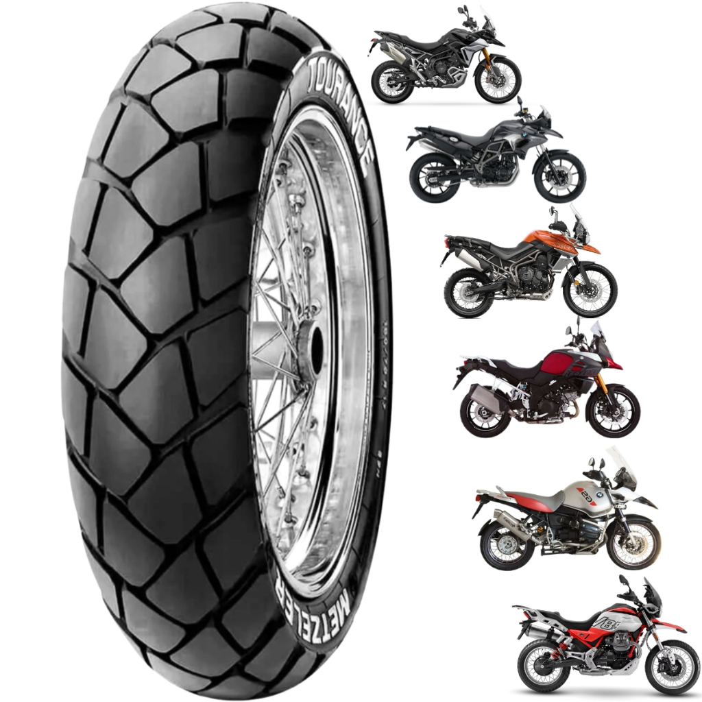 Pneu 150/70r-17 Traseiro Trail Tourance Tl 69v Metzeler Moto V-strom Dl 650 1000 Tiger