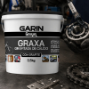 Graxa Grafitada de Cálcio Garin 3,5kg Rolamentos  Engrenagens  Correntes  Dobradiças Mecanica