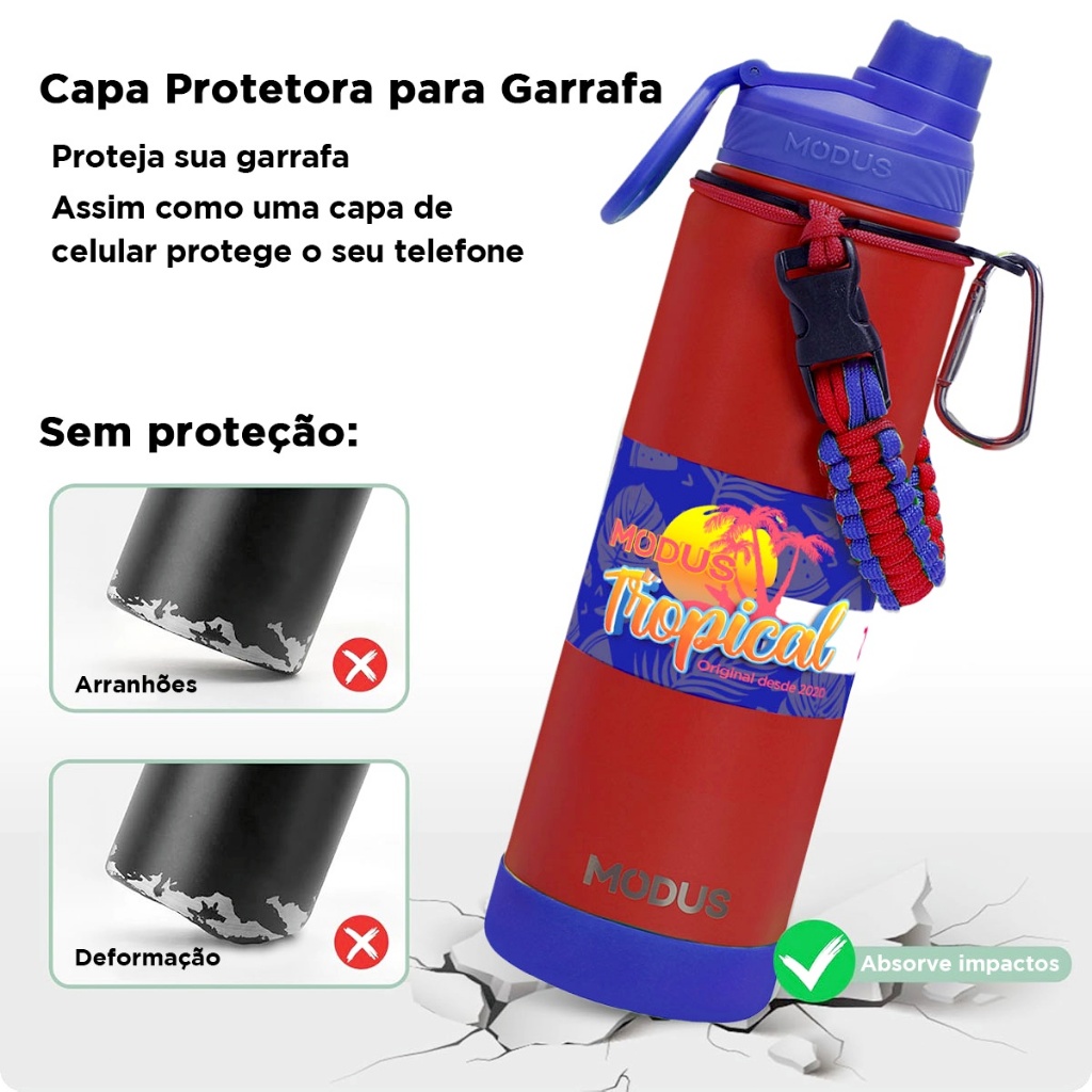 MODUS Garrafa de Água Colorida 750ml para Viagem e Academia · foto 2