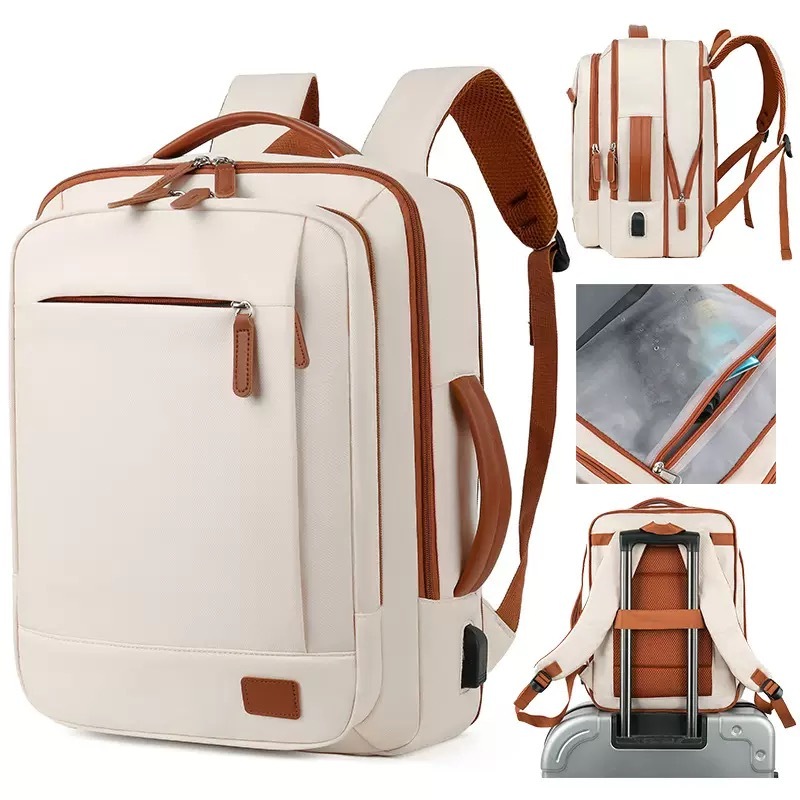 Mochila Notebook Oxford Impermeável USB Grande Capacidade Unissex Para Escola e Viagem/ 65006