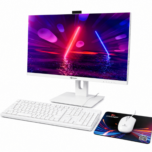 Computador All in One Grasep 23.8" Full HD Intel Core i7-6500U 16GB RAM SSD 256GB WiFi Webcam