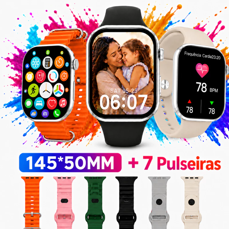 Smartwatch KW77 Max com Fone — foto 5