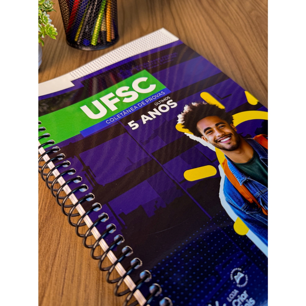 Apostila UFSC 2020 a 2025 Provas Anteriores + Gabaritos Vestibular UFSC 354 Páginas — imagem 2 de 2