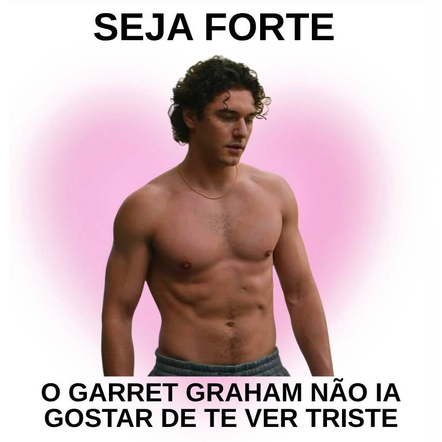 Imã de Geladeira Garret Graham Off Campus - Imã Off Campus - Ima Garret Graham