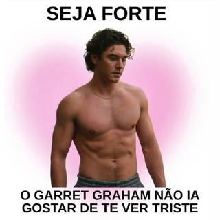 Imã de Geladeira Garret Graham Off Campus - Imã Off Campus - Ima Garret Graham