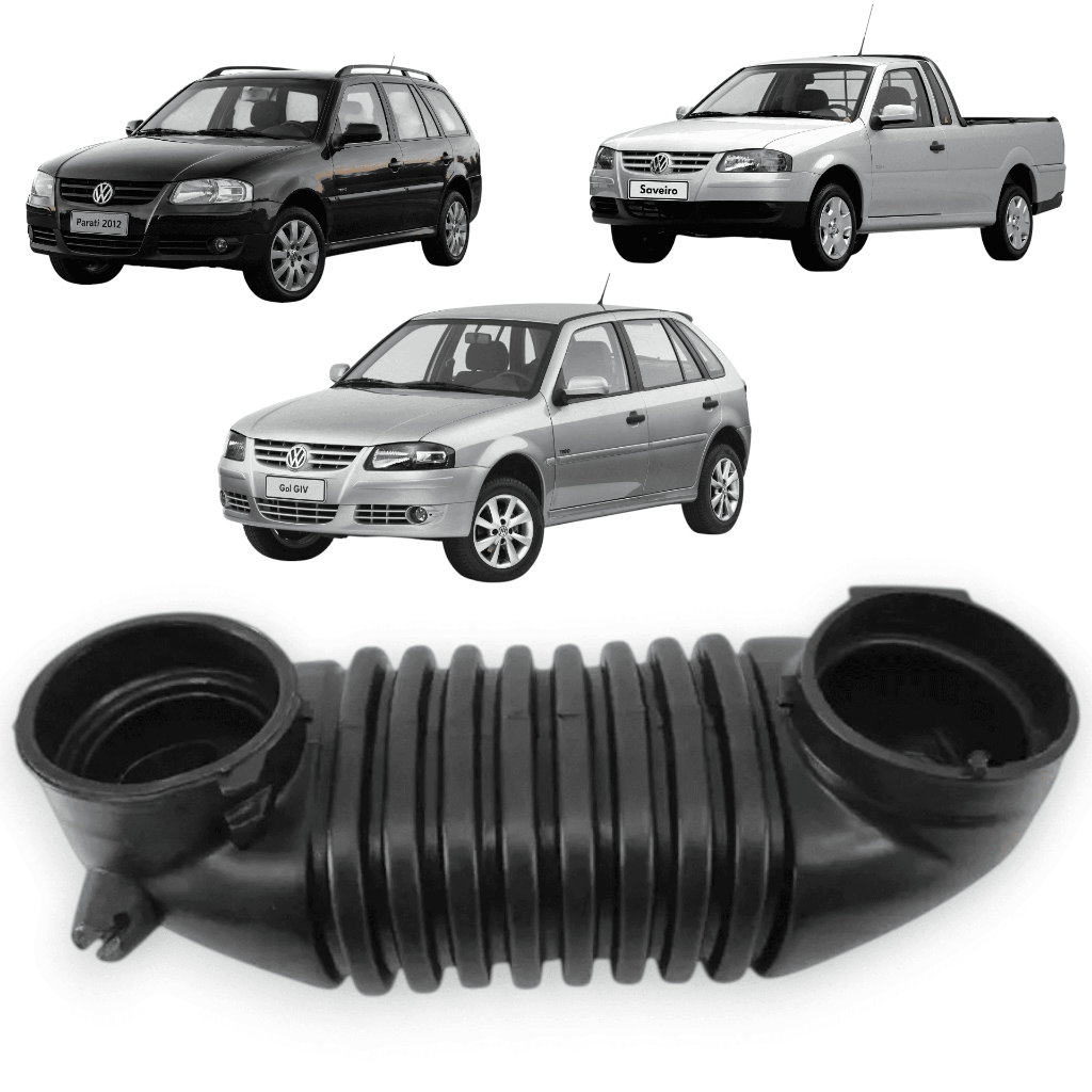 Mangueira Filtro Duto Ar VW Gol G3 G4 Parati Saveiro 1.6 E 1.8 97 Em Diante