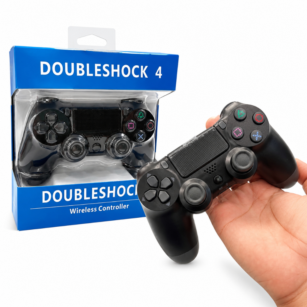 Controle Sem Fio Dualshock Bluetooth Sony Para PS4 - Preto