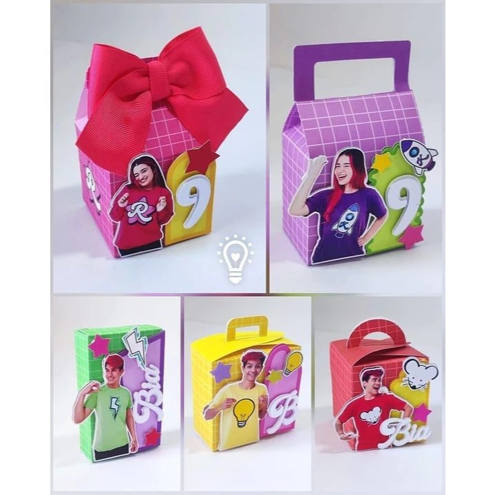 Kit Caixinhas Personalizadas Emilly Vick - Lembrancinhas festa infantil. (FAZEMOS QUALQUER TEMA)