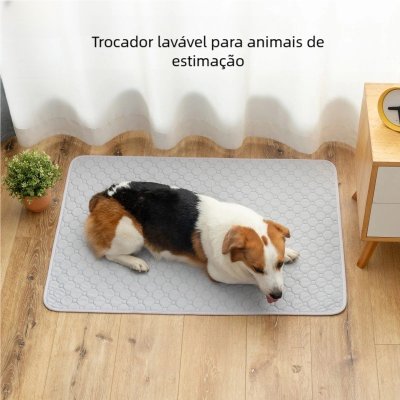 Tapete Higiênico Lavável para Cachorro e Gato Reutilizável Anti Vazamento