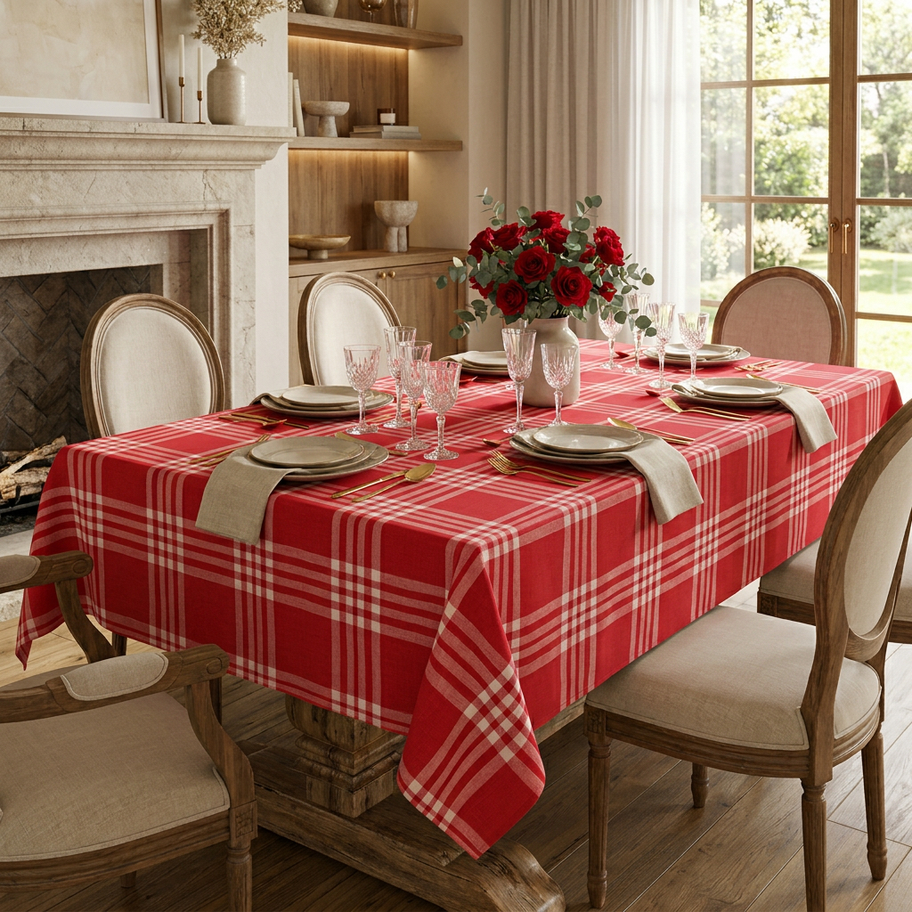 Toalha De Mesa Listrada Liquidação 8 lugares