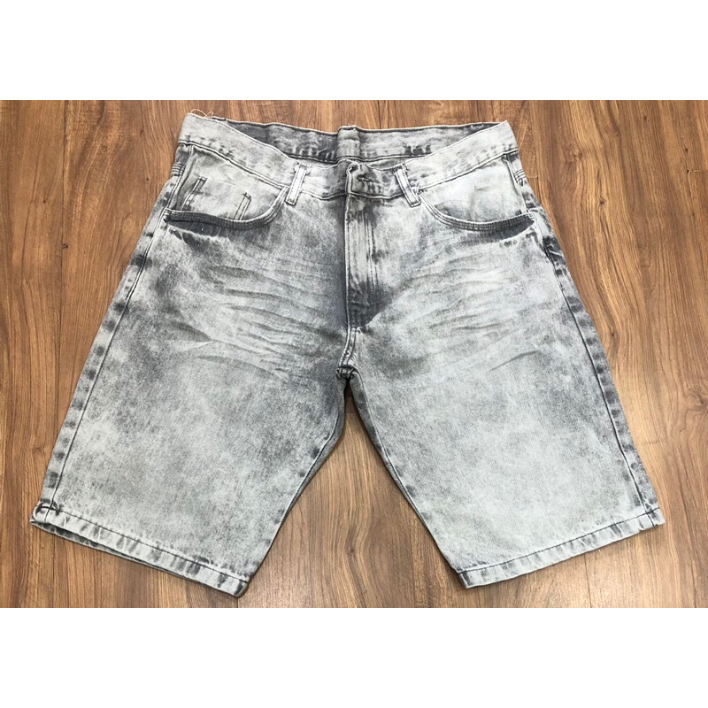 Bermuda Jeans Masculina Grafite Claro