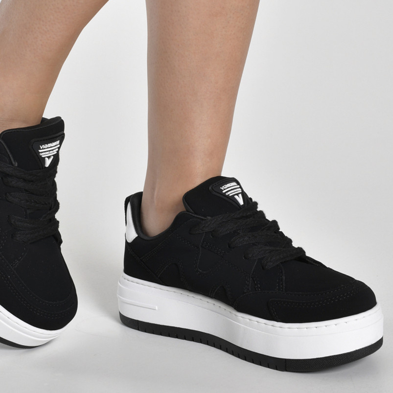 Tênis Feminino Casual Sola Reta Confortável Básico Original Via Marte