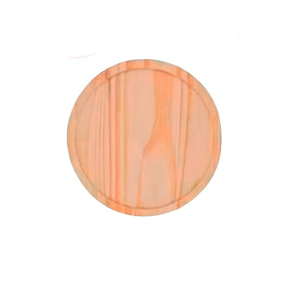 OFERTA DO DIA Bandeja de Madeira Natural Redonda para Pizza 40cm R-38NA