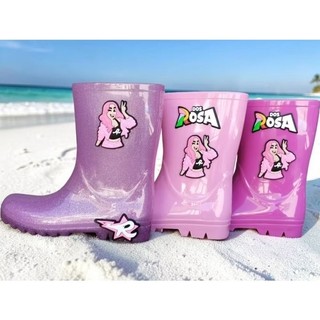 Botinha Meninas Infantil Rosa Cores Emilly Vick Galocha Antiderrapante