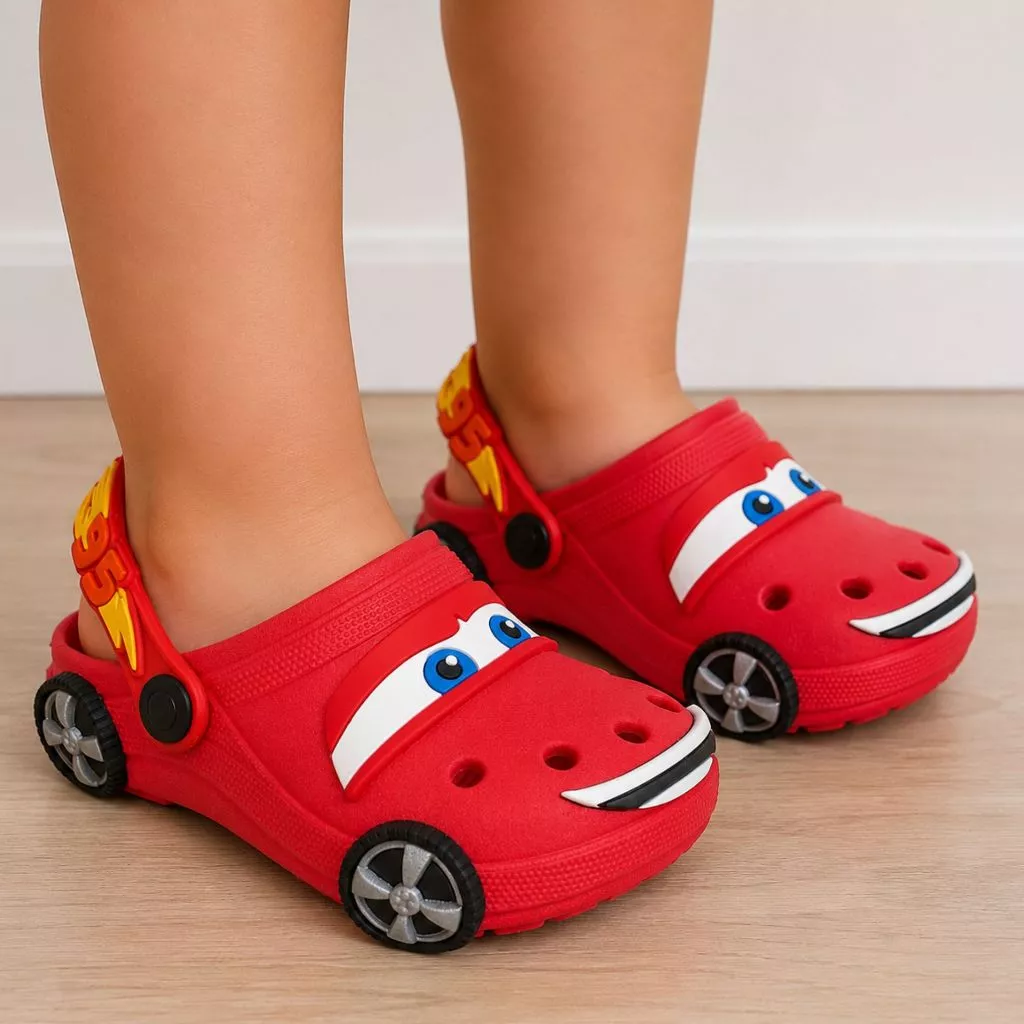Babuche Masculino Infantil Carros Promoção Menino Criança Voltas As Aulas Compre Ja — imagem 1