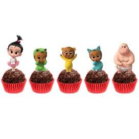 Topper para Docinhos Personalizado Festa Infantil Aniversário | Tags Decorativas Tema O Poderoso Chefinho