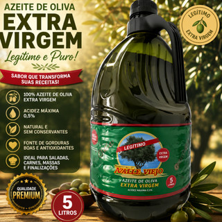 Azeite Argentino Extra Virgem 5 Litros Original Azeite de Oliva Premium Galão Para Cozinha