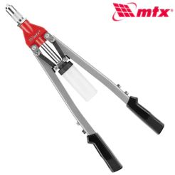 Rebitador Manual, Tipo Alavanca, MTX - Para Rebites 3,2 a 6,4mm - 405359