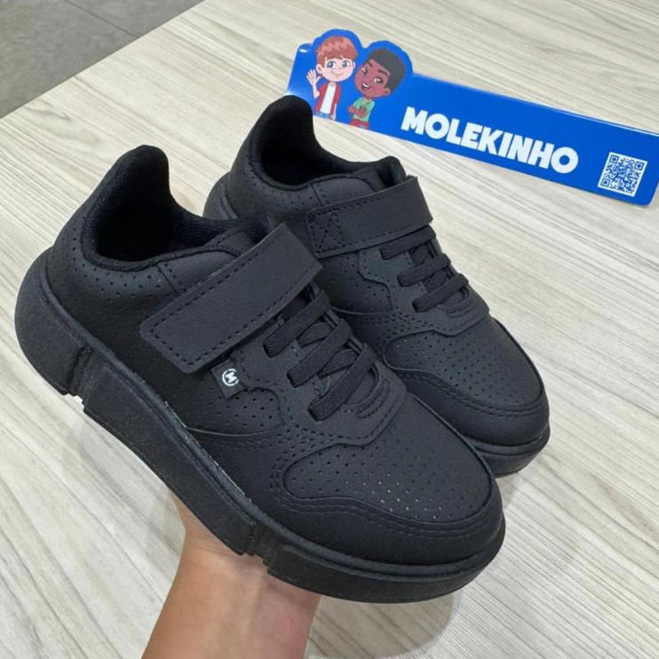 Tênis Infantil Menino Molekinho Casual Calce Fácil Escolar Estilo Leve 2838.117 Promoção
