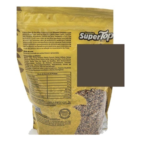 Ração Supertop Coleiro Óleo De Bacalhau 500g — imagem 2 de 2