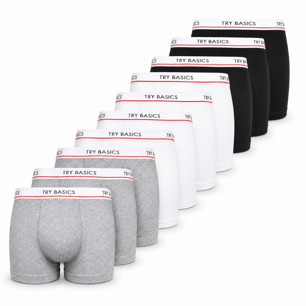 Kit 10 Cuecas Boxer Infantil Box Algodão Conforto Menino Juvenil