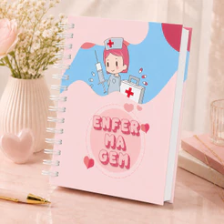 Guia De Enfermagem Manual Iniciante Estagio Azul Rosa Enfermeira Capa Dura Prático Consulta Rápida