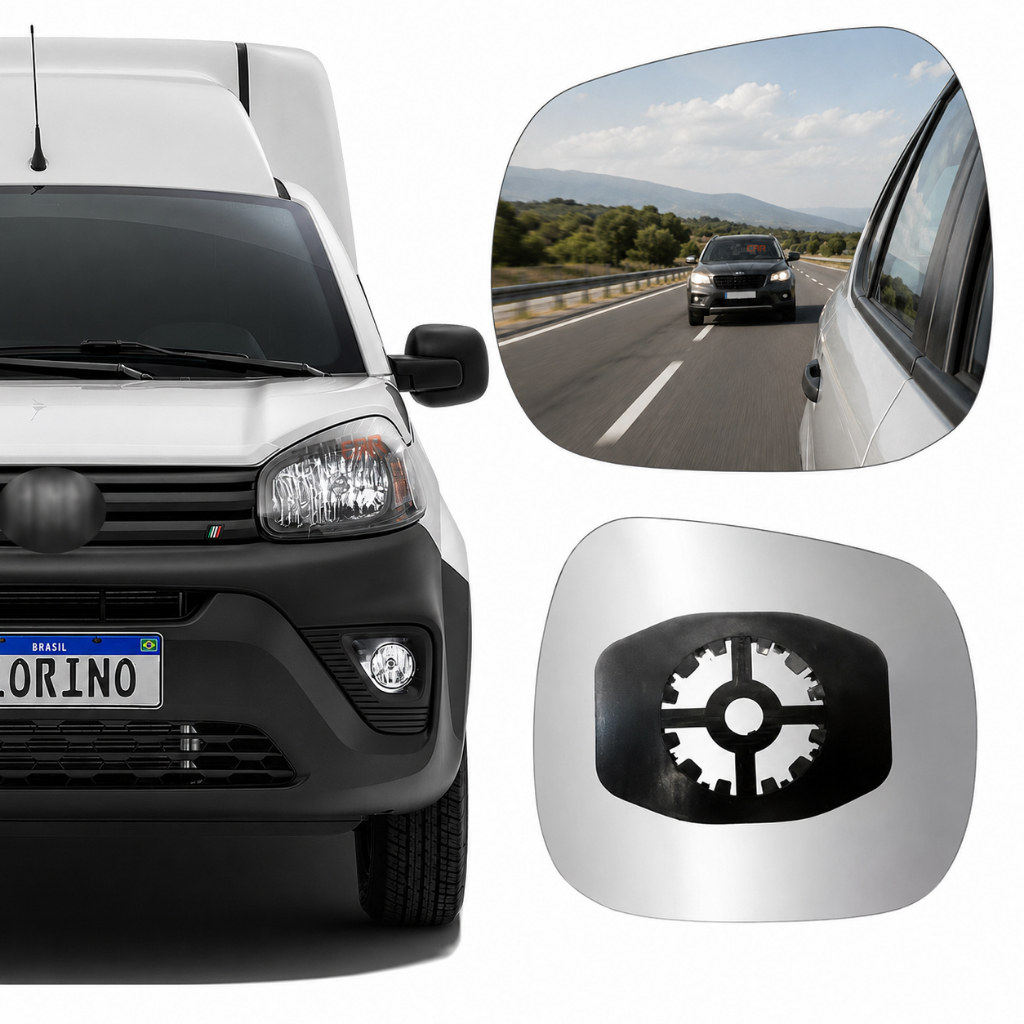 Lente Espelho Retrovisor Fiorino 2014 A 2026