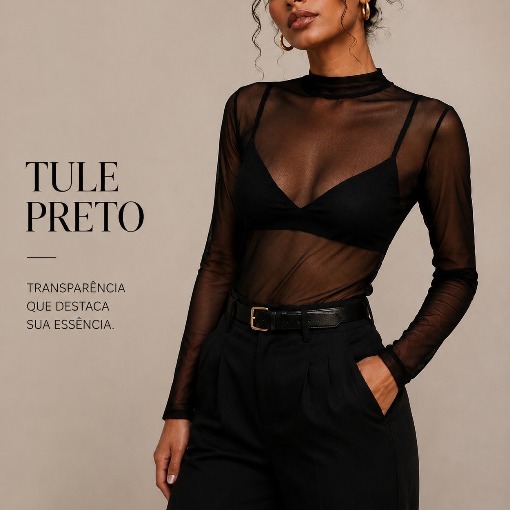 BLUSA SEGUNDA - PELE -TULE