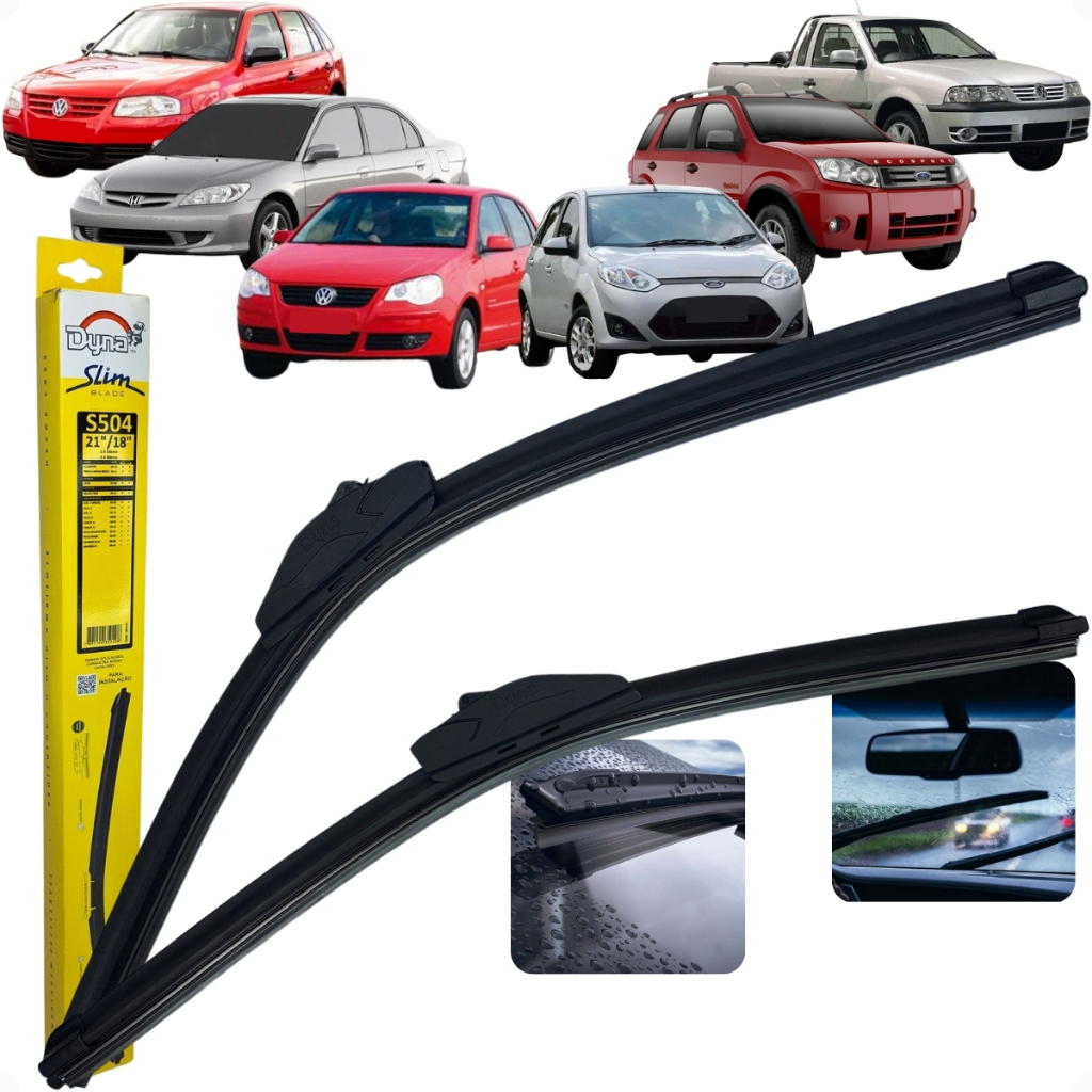 Par de Palhetas Dianteira S504 Dyna EcoSport Gol Polo Golf