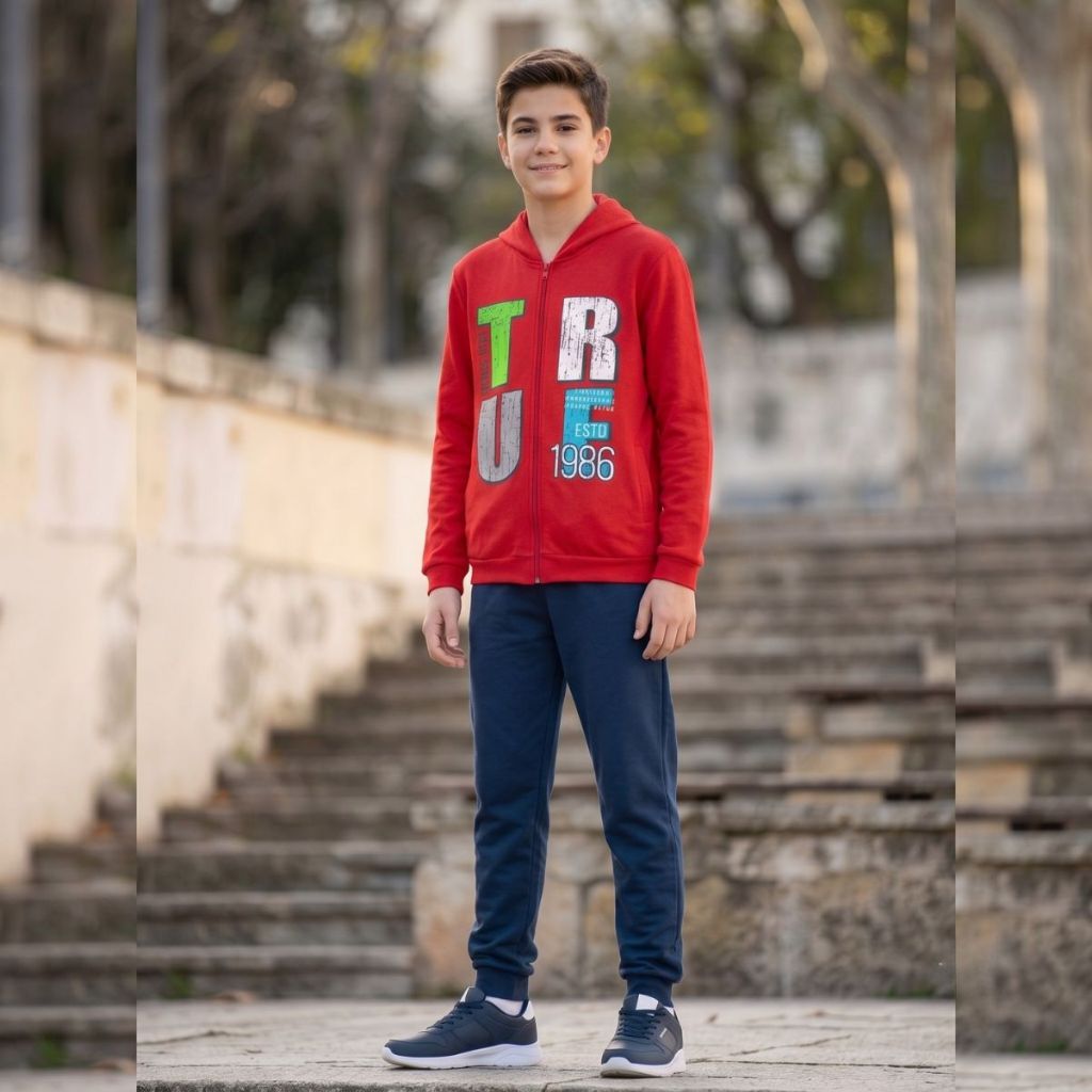 Conjunto Moletom Infantil Menino Masculino Calça Blusa Zíper Flanelado Inverno Quentinho 10 ao 14