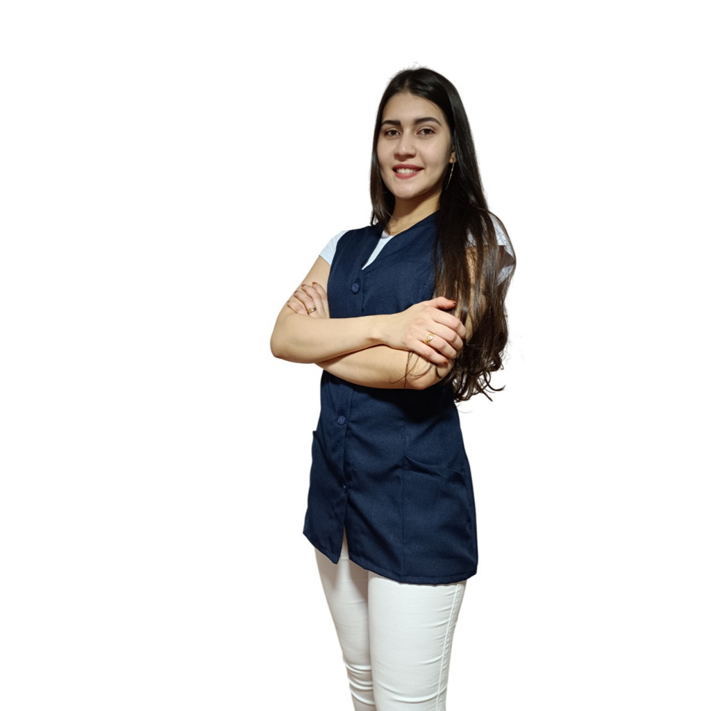 JALECO REGATA oxford Professora, Cuidadora, Esteticista, Babá, Copeira oxford Manicure