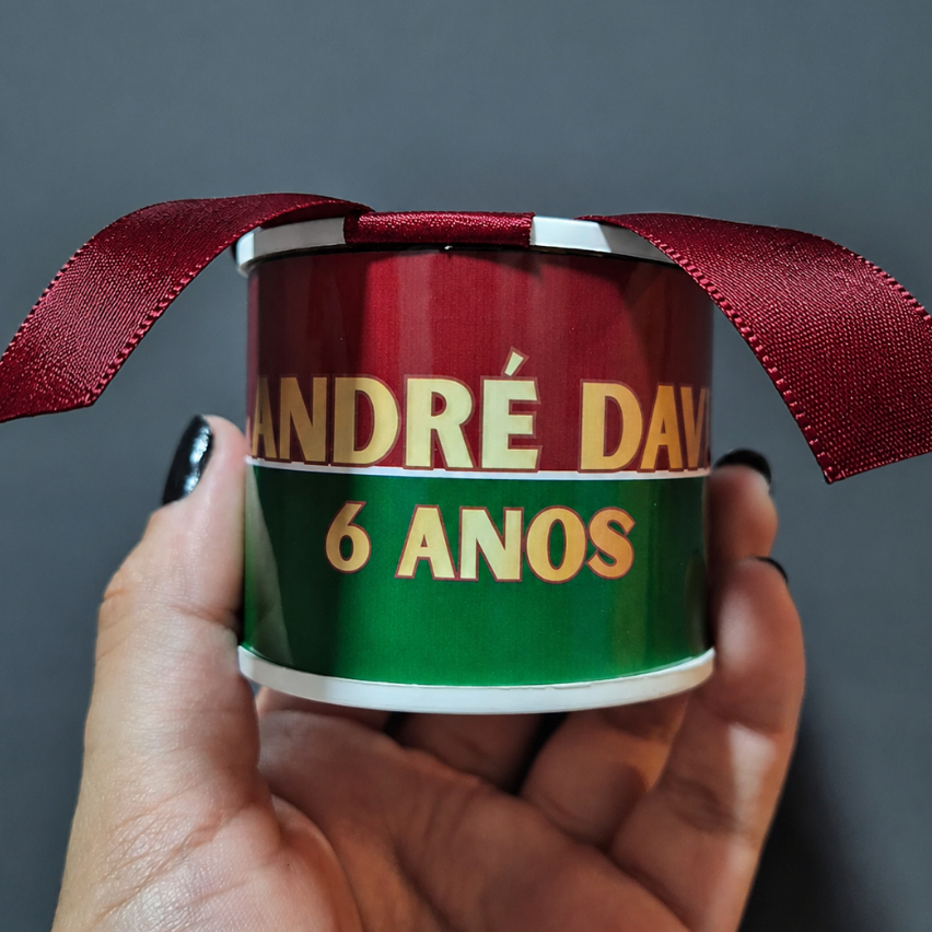 KIT TUBOLATAS PERSONALIZADAS 5X6 - FLUMINENSE| LEMBRANCINHA ANIVERSÁRIO•FESTA INFANTIL