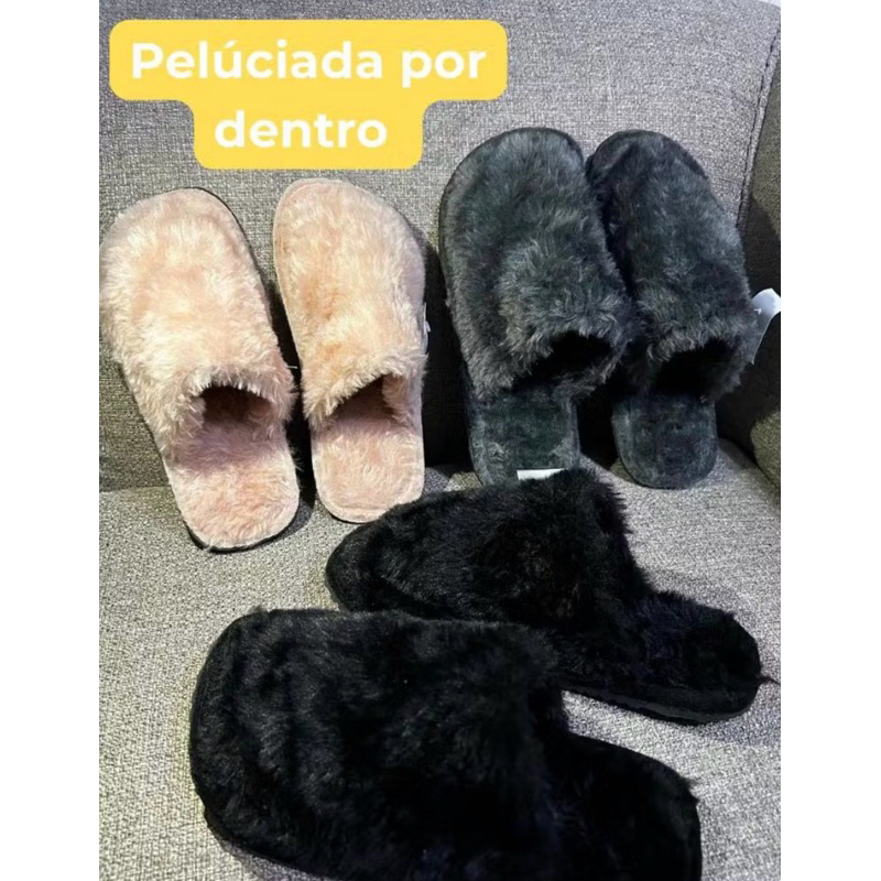 Pantufa Peluciada Quentinha Forrada por dentro Adulto / Infantil