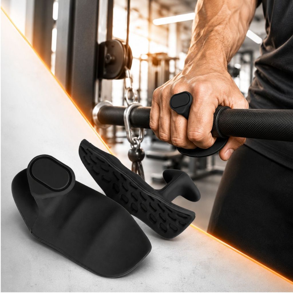 Luva de Academia Grip Musculação Treino Crossfit Antiderrapante Protetor de Pegada Barra Halteres