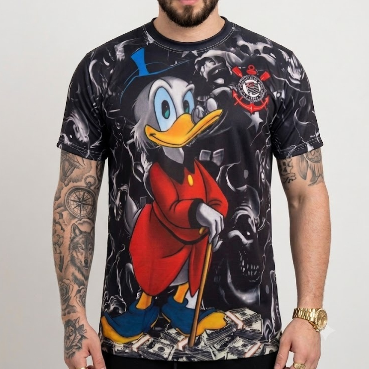 Camisa Tio Patinha Gaviões da Fiel Torcedor