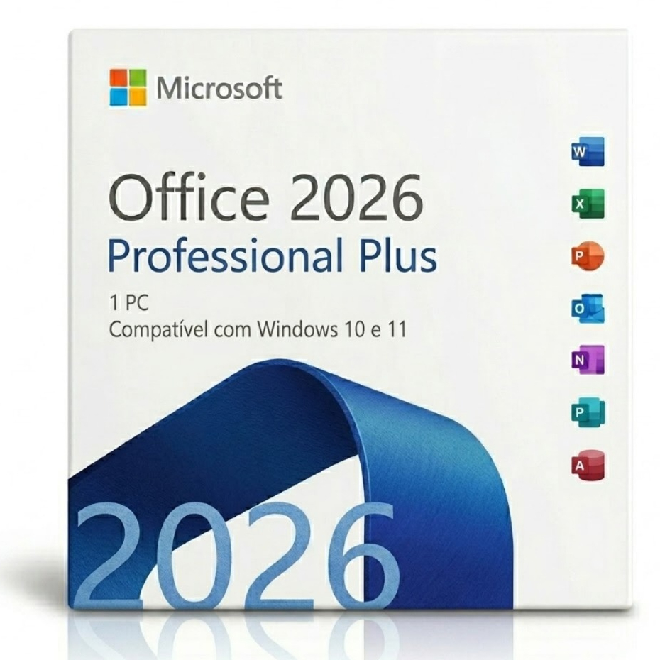Microsoft Office 2026 | Completo | Original | 1PC Permanente  Envio ( fisico ) Cartão impresso