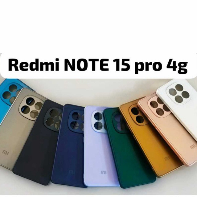 CAPA CASE CAPINHA PREMIUM PARA XIAOMI NOTE PRO 15 4g AVELUDADA AG-GLASS PHONE CASE SOFISTICAÇÃO LUXO