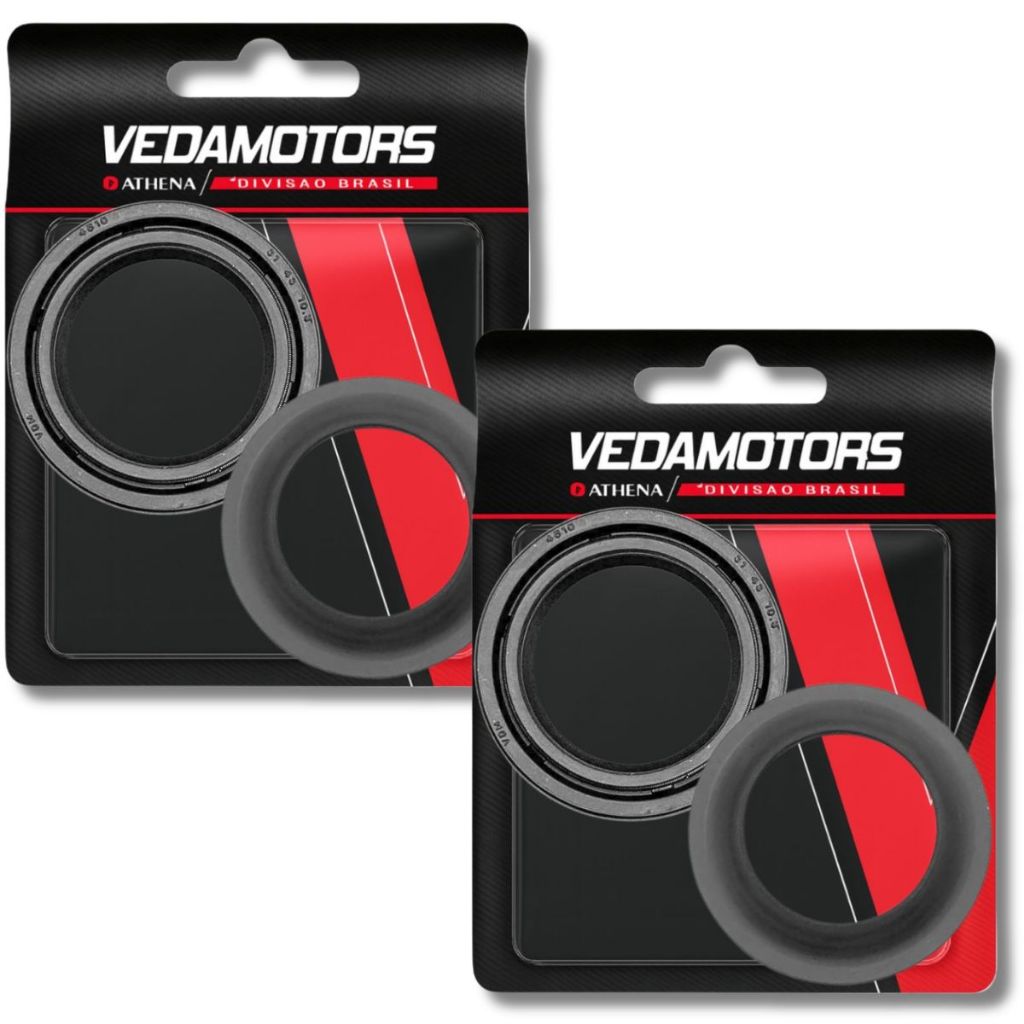 Kit Retentores da Bengala + Guarda Pó Cg 150 Titan / Nxr 150 Bros / Pcx 150 Vedamotors