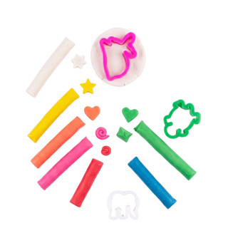 Kit Lembrancinha Infantil Massinha de Modelar com Cortadores e Solapa Personalizada Festa Infantil - Divertida Educativa