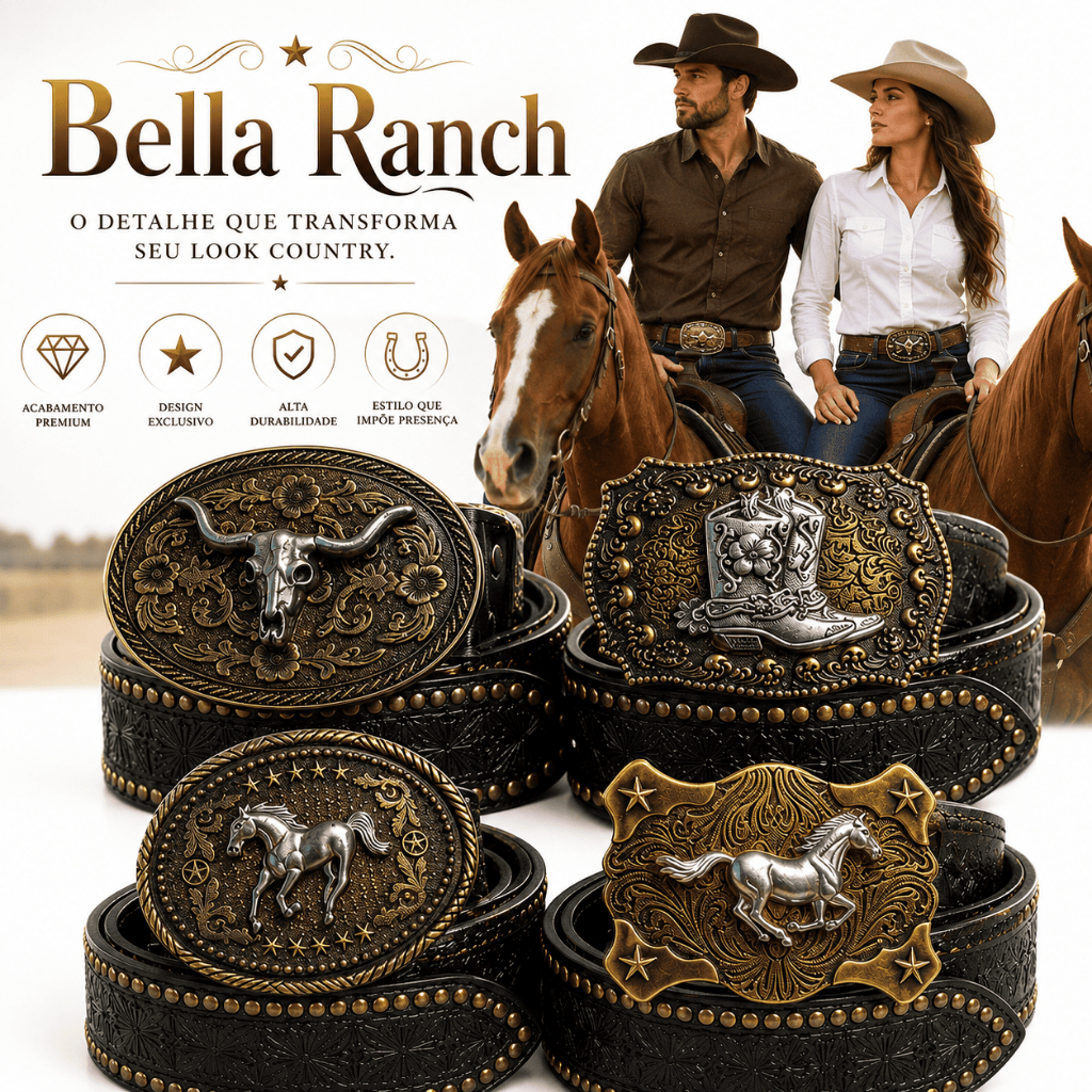 Cinto Country Feminino Fashion Rodeio Vaquejada Cavalgada Exclusivo