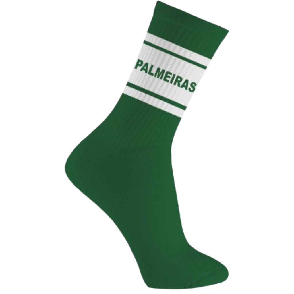 MEIA CANO CURTO DO PALMEIRAS FUTEBOL CLUBE